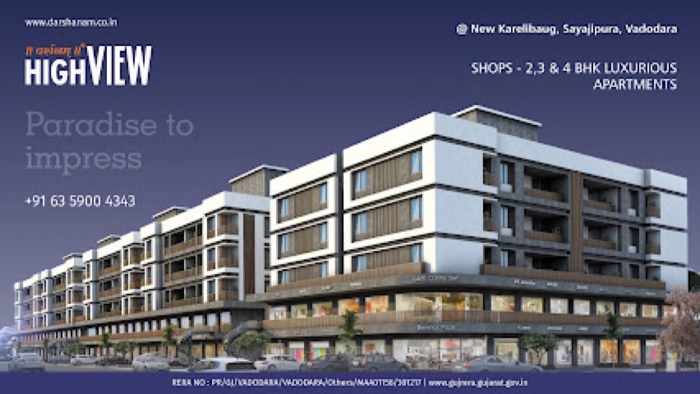 Darshanam High View in New Karelibagh, Vadodara