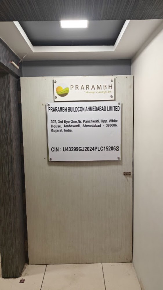 Prarambh Buildcon Ahmedabad Limited in Ellisbridge, Ahmedabad