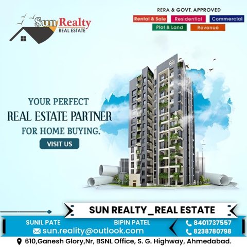 Sun Realty Real Estate | Premium Office & Showroom Consultant project photo 3 in Jagatpur, Ahmedabad