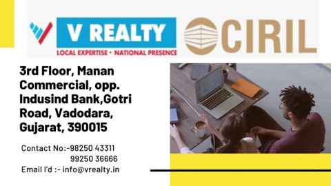 V REALTY (Real Estate Consultant In Vadodara) project photo 2 in Diwalipura, Vadodara